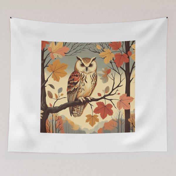 Item preview, Owl in Autumn designed and sold by Azrora.