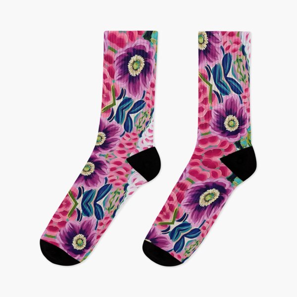 Item preview, Pink and purple bohemian daisies designed and sold by SophieClimaArt.