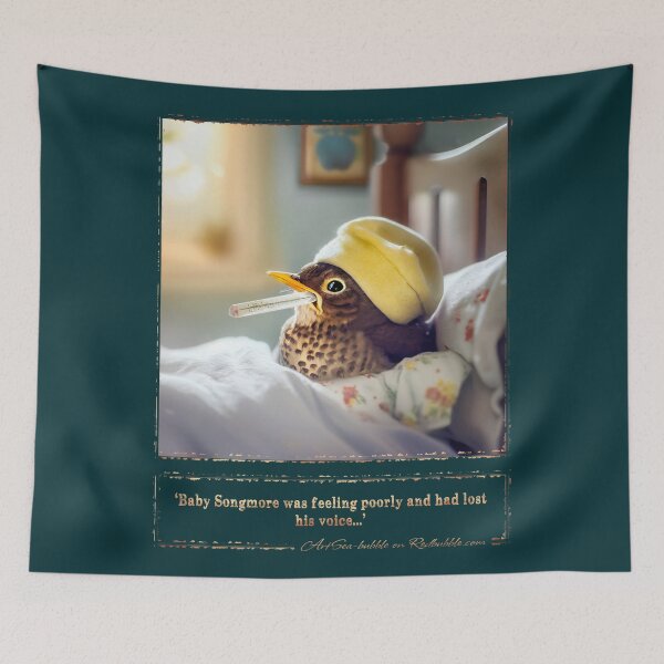 Item preview, (With text) 'Baby Songmore was feeling poorly and had lost his voice...' designed and sold by ArtSea-Bubble.