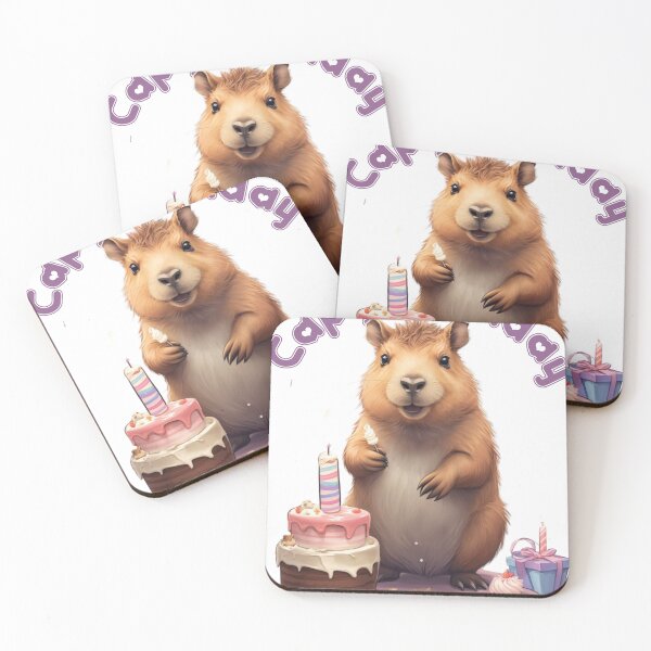 Item preview, Capybara Birthday, Capy Birthday, Capybara, Cute Capybara designed and sold by Mandala108.