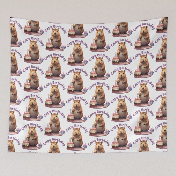 Item preview, Capybara Birthday, Capy Birthday, Capybara, Cute Capybara designed and sold by Mandala108.