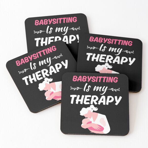 Item preview, Babysitting is my therapy, funny babysitter job or profession sayings quotes, best babysitter designed and sold by NBSStore.