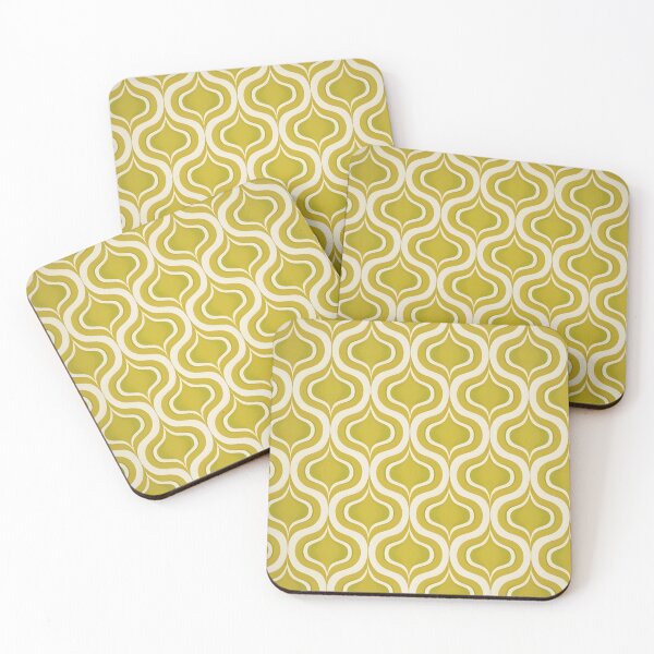 Item preview, Mid Century Modern Wavy Pattern Lime  Lime Green #2 designed and sold by Prints and Lifestyle.