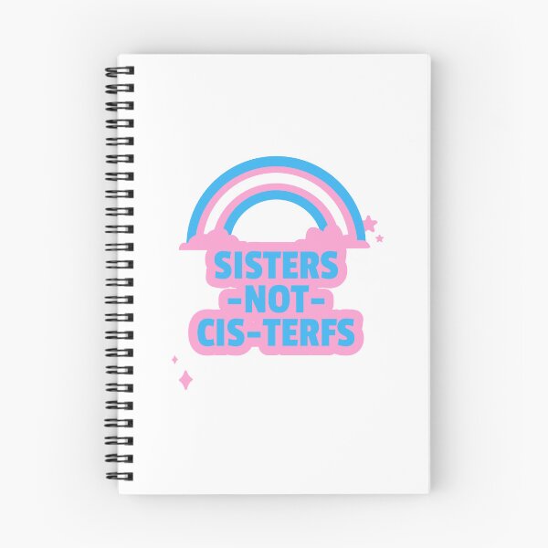 Item preview, Sisters Not Cis-Terfs - Trans Pride Design designed and sold by Purple Fabric.