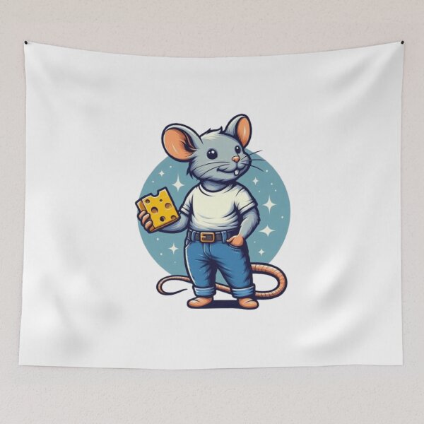 Item preview, Cool mouse with cheese  designed and sold by Culmika.