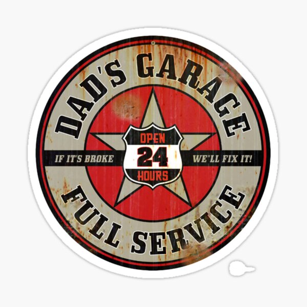 Item preview, Dad's Garage Full Service designed and sold by Bubbleblue.