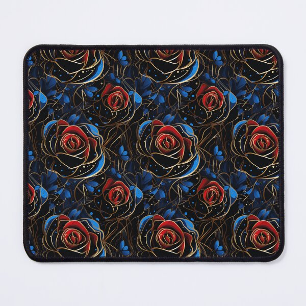 Item preview, Red roses seamless pattern designed and sold by DimyStickers.