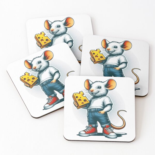 Item preview, Cool mouse with cheese  designed and sold by Culmika.