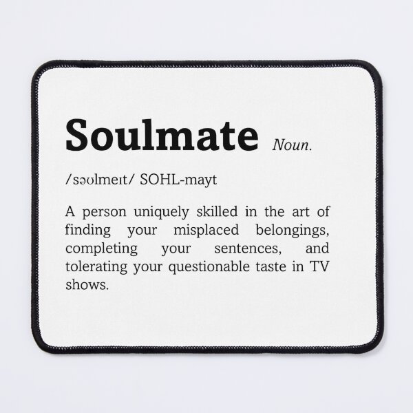 Item preview, Soulmate definition designed and sold by ByOliB.