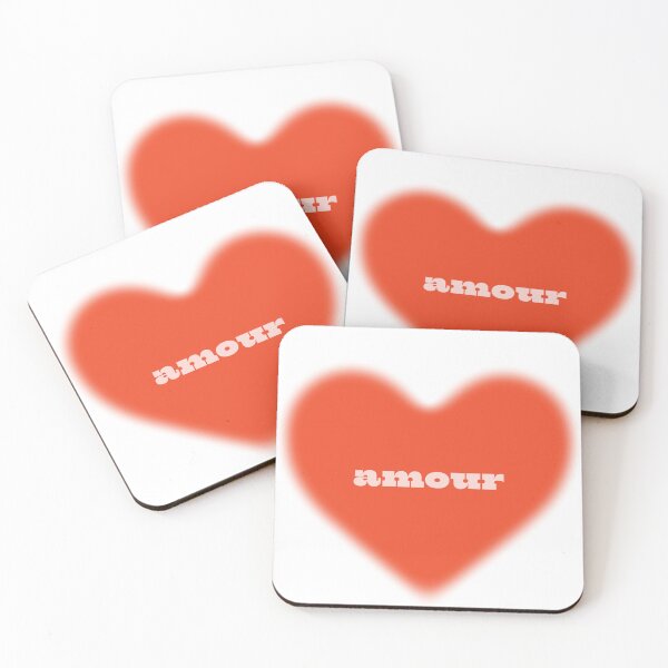 Item preview, amour in a blurry red heart trendy valentines aesthetic designed and sold by MarzStudio.