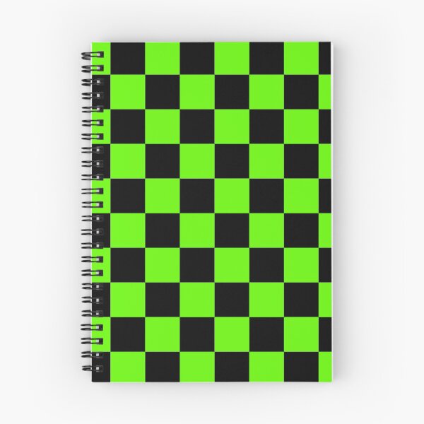 Item preview, Checkered Pattern: Black & Slime Green designed and sold by Jared Davies.