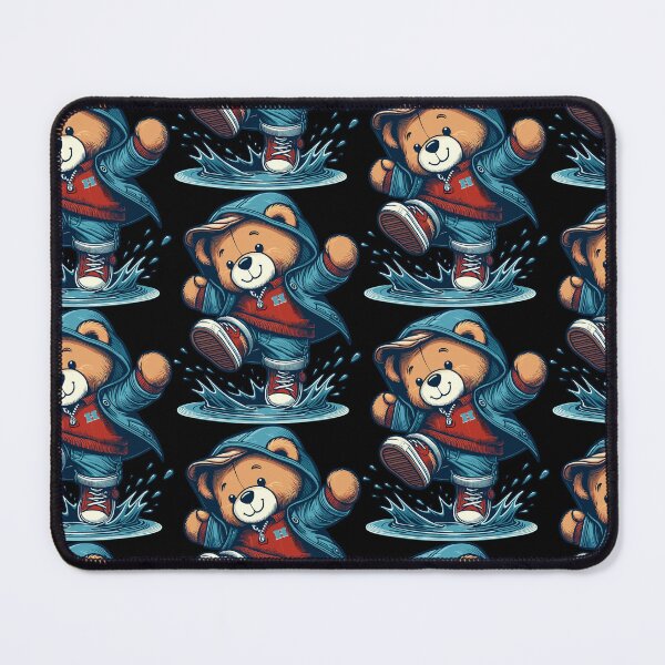 Item preview, Teddy dancing in the rain designed and sold by netrok.