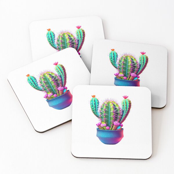 Item preview, Vibrant Oasis: Colorful Cactus Collection designed and sold by JAMESAMORN.