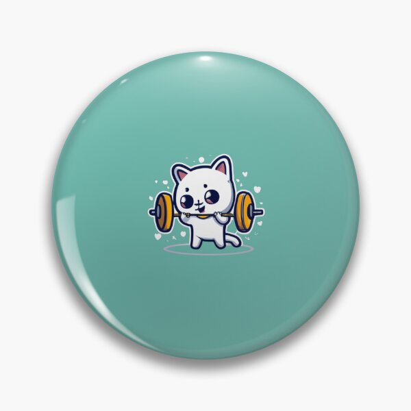 Item preview, Feline fitness for cat's and meowentines day  designed and sold by BlueGoldArt.