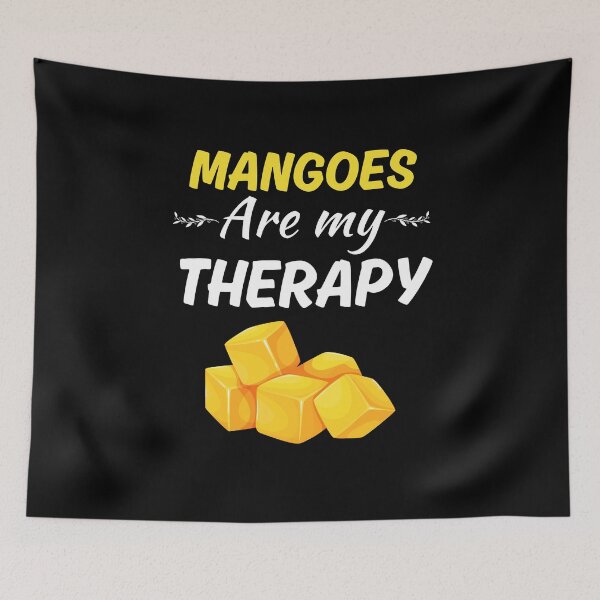 Item preview, Mangoes are my therapy, funny mango fruit lover designed and sold by NBSStore.