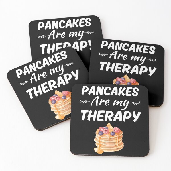 Item preview, Pancakes are my therapy, funny pancake breakfast lover saying designed and sold by NBSStore.
