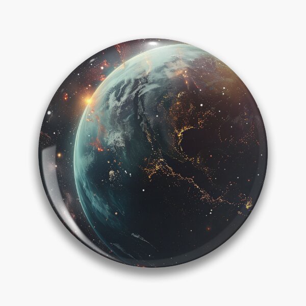 Item preview, Stellar Embrace: Fiery Nebula and Silent Planet designed and sold by Nick Seidel.