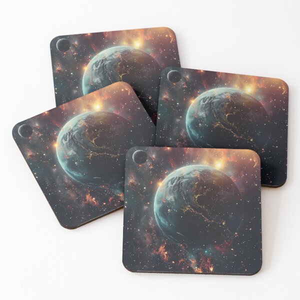 Item preview, Stellar Embrace: Fiery Nebula and Silent Planet designed and sold by Nick Seidel.