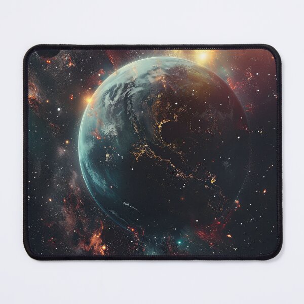 Item preview, Stellar Embrace: Fiery Nebula and Silent Planet designed and sold by Nick Seidel.