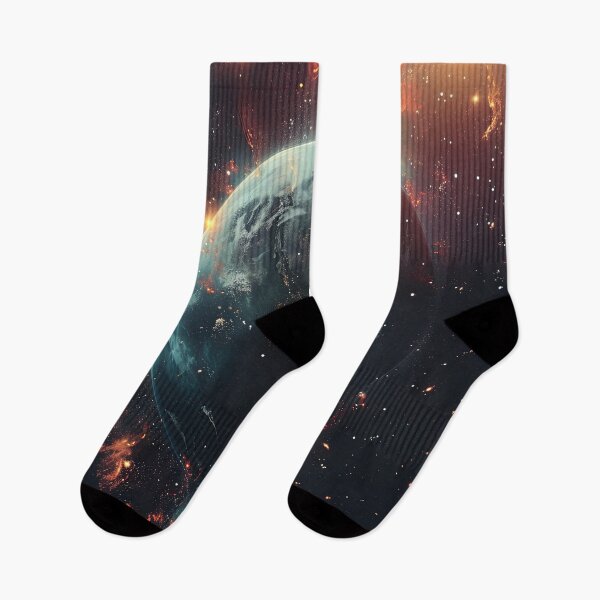 Item preview, Stellar Embrace: Fiery Nebula and Silent Planet designed and sold by Nick Seidel.