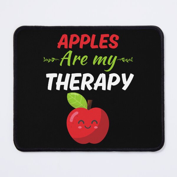 Item preview, Apples are my therapy, funny red apple fruit lover quote designed and sold by NBSStore.