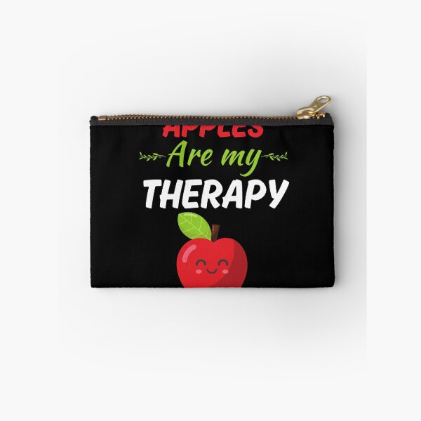Item preview, Apples are my therapy, funny red apple fruit lover quote designed and sold by NBSStore.