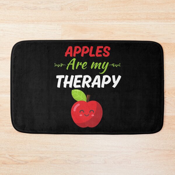 Item preview, Apples are my therapy, funny red apple fruit lover quote designed and sold by NBSStore.