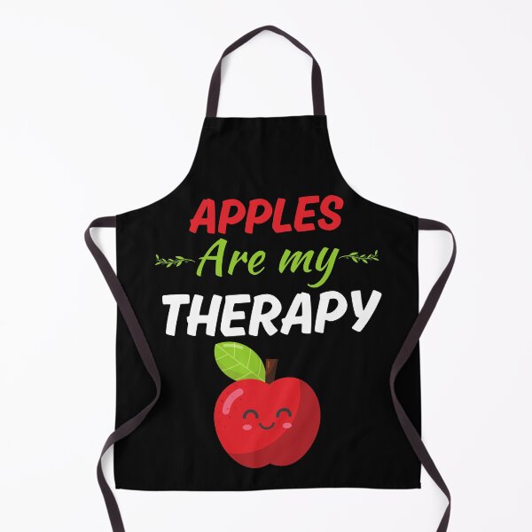Item preview, Apples are my therapy, funny red apple fruit lover quote designed and sold by NBSStore.