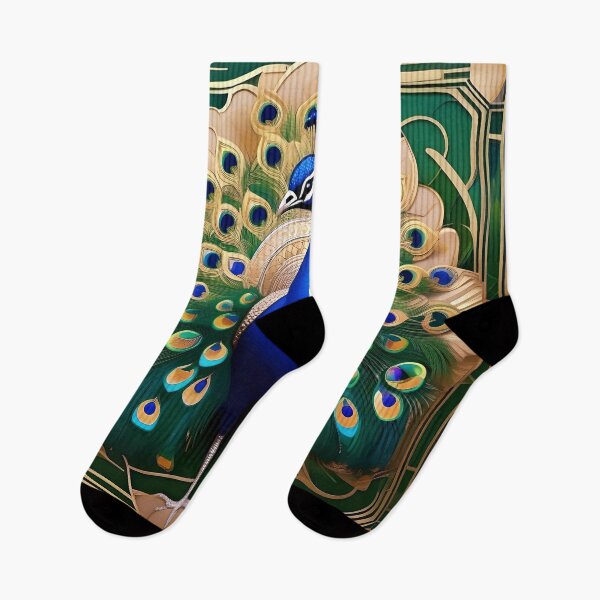 Item preview, Art Deco Peacock designed and sold by Lynn Bolt.