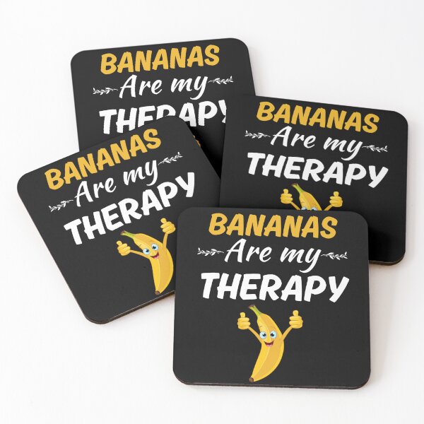 Item preview, Bananas are my therapy, banana fruit lover quote designed and sold by NBSStore.