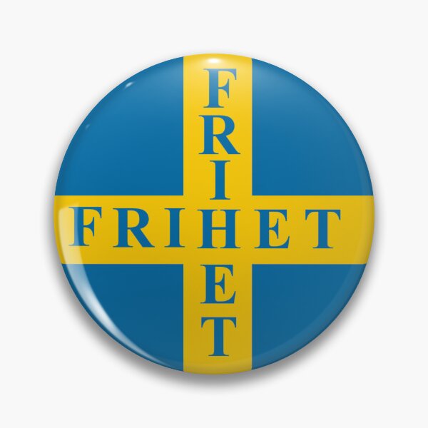 Artikelvorschau, Schwedische nationale Freiheitsflagge (svenska nationella „frihets“ flaggan) entworfen und verkauft von JonathanR1994.