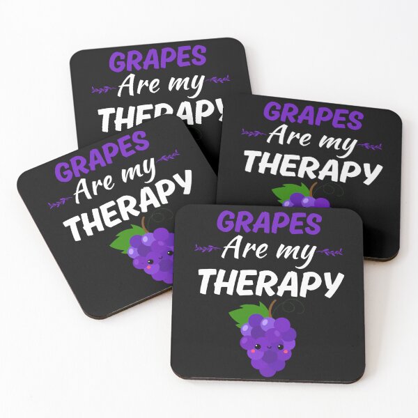 Item preview, Grapes are my therapy, funny grapes lover designed and sold by NBSStore.