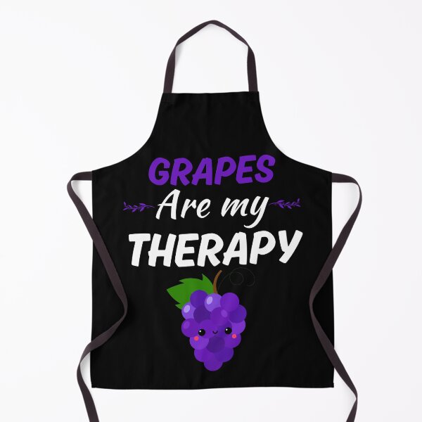 Item preview, Grapes are my therapy, funny grapes lover designed and sold by NBSStore.