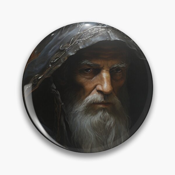 Item preview, "Wisdom Veiled in Shadows: The Aged Wizard's Revelation" designed and sold by Especiallyforu.