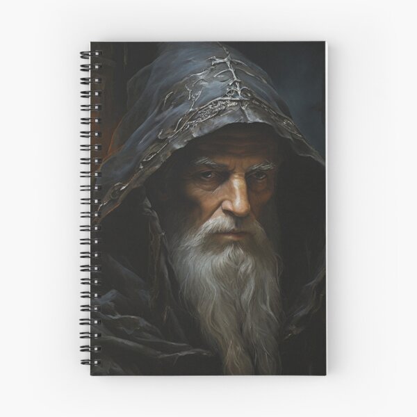 Item preview, "Wisdom Veiled in Shadows: The Aged Wizard's Revelation" designed and sold by Especiallyforu.