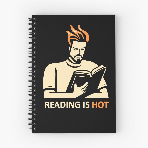 Item preview, Reading is hot designed and sold by ArtemMKV.