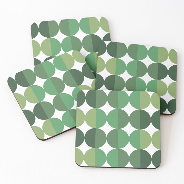 Item preview, Green Forest Geometric Pattern Circles Boho designed and sold by InteriorRefine.