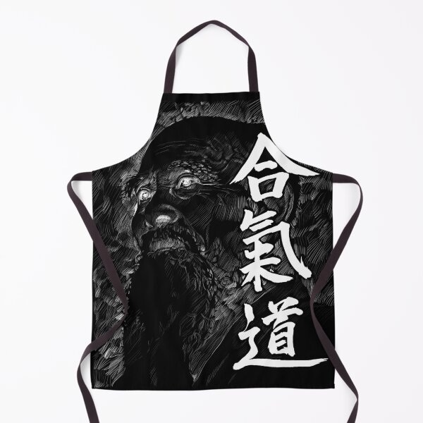 Item preview, Illustrazione "Ueshiba" Aikido 合気道 designed and sold by Squiz Art.