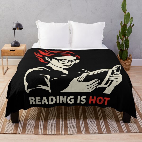 Item preview, Reading is hot designed and sold by ArtemMKV.