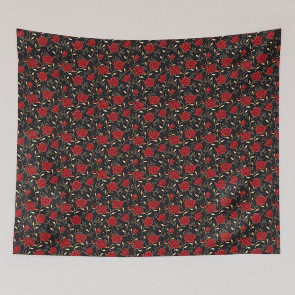 Item preview, Red roses seamless pattern designed and sold by DimyStickers.