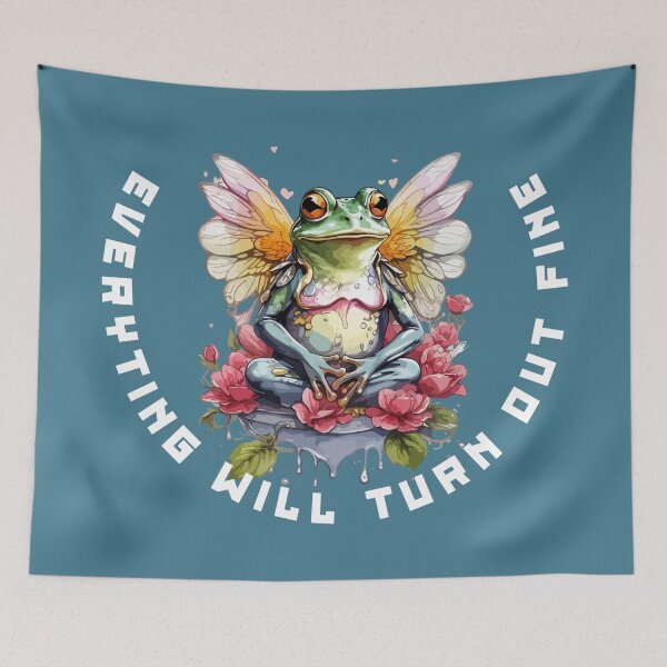 Item preview, Happy Frog for happiness designed and sold by CatCoconut-Art.