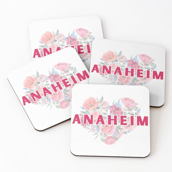 Item preview, Anaheim, California, USA | American Cities | Floral Heart Bouquet designed and sold by Seasider85.