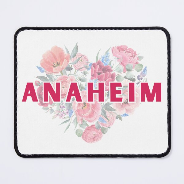 Item preview, Anaheim, California, USA | American Cities | Floral Heart Bouquet designed and sold by Seasider85.