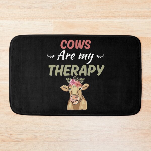 Item preview, Cows are my therapy, funny cow whisperer or cow mom quotes saying designed and sold by NBSStore.