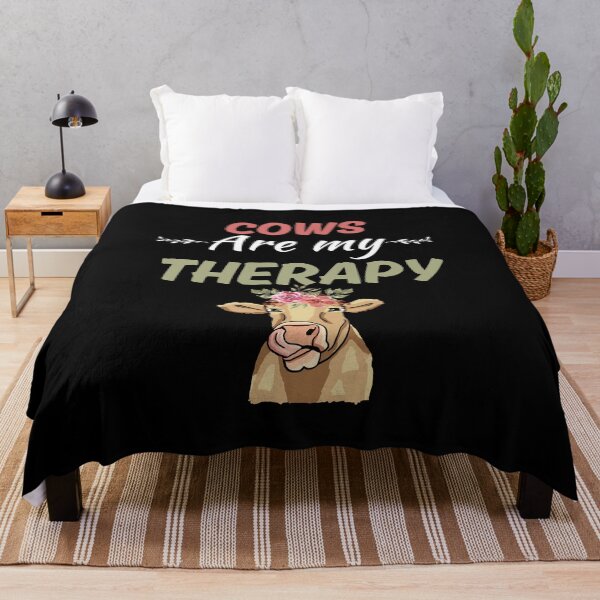 Item preview, Cows are my therapy, funny cow whisperer or cow mom quotes saying designed and sold by NBSStore.