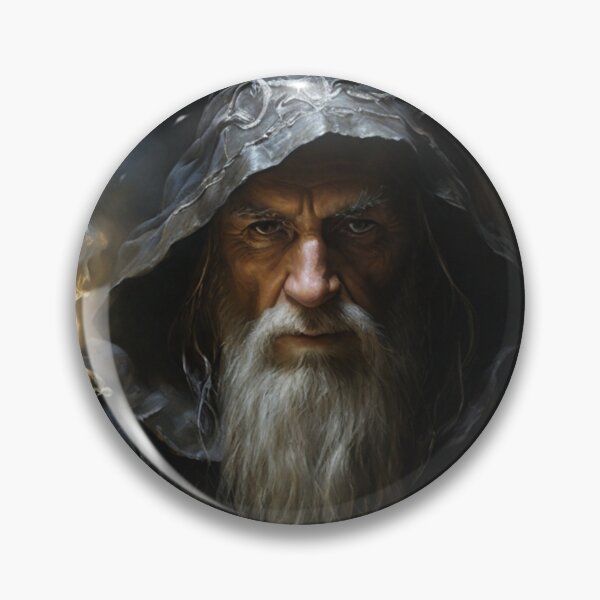 Item preview, "Wisdom Veiled in Shadows: The Aged Wizard's Revelation" designed and sold by Especiallyforu.