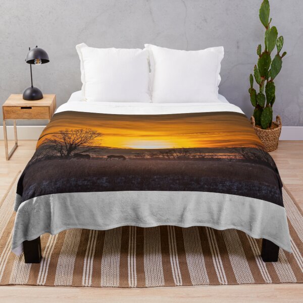 Item preview, Clydesdale Horses in an Autumn Sunset designed and sold by James Cumming.