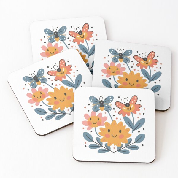 Item preview, Flowers And Butterflies Smiling designed and sold by luckyanimechann.