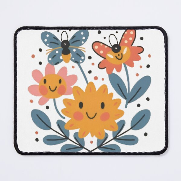 Item preview, Flowers And Butterflies Smiling designed and sold by luckyanimechann.