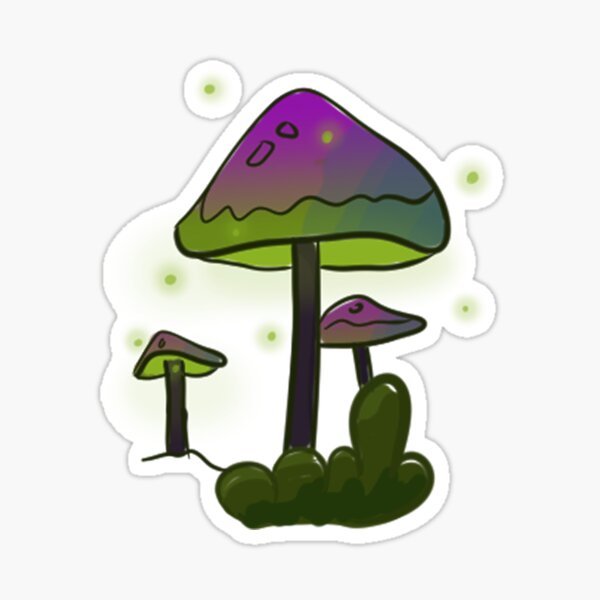 Item preview, Glowing mushrooms designed and sold by Kittykannibal.